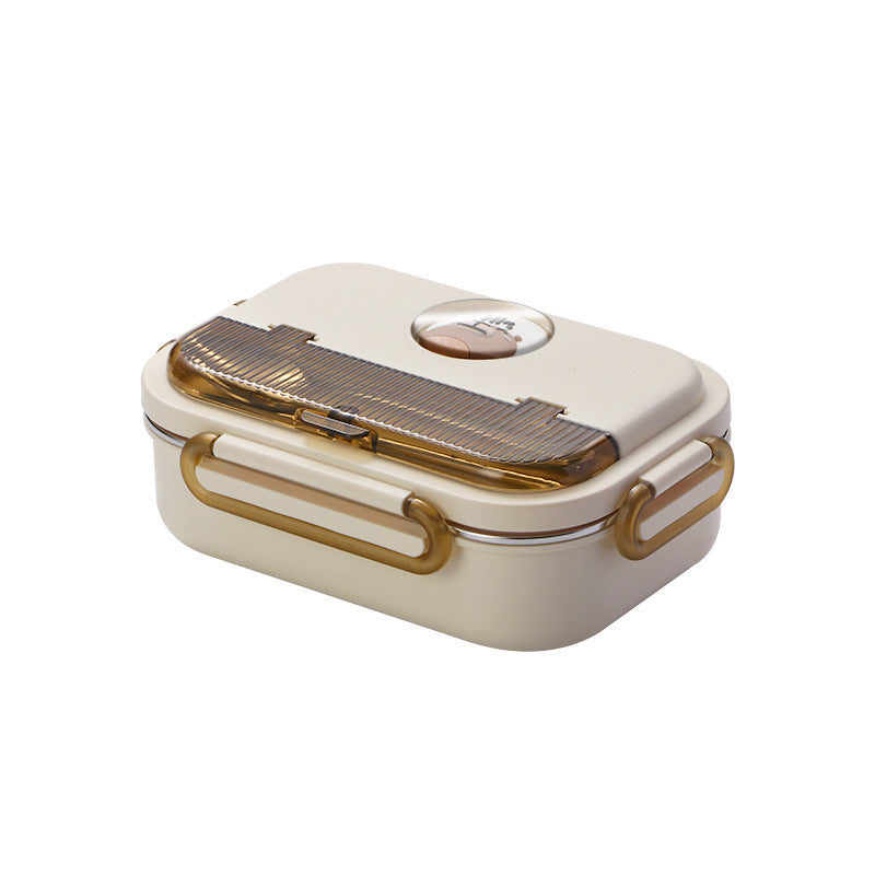 Microwaveable Stainless steel Insulated Lunch Box with Cutlery