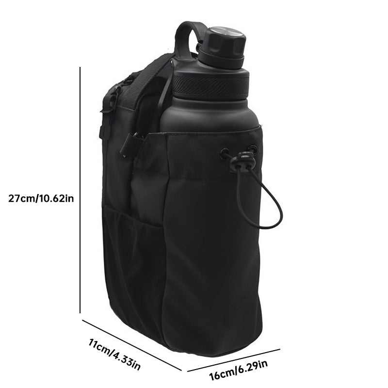 Magnetic Gym Essentials Bag with Bottle Pocket