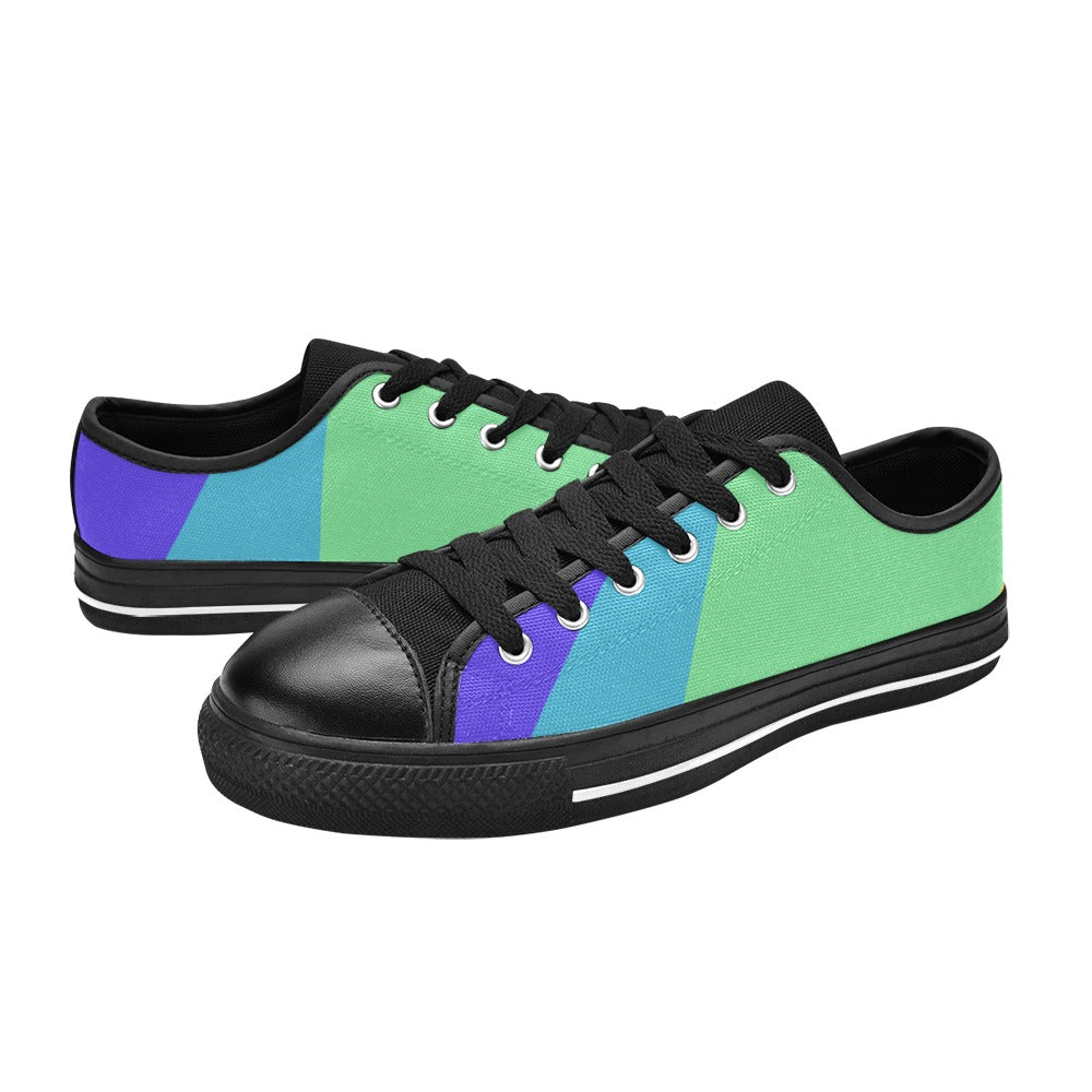 Personalized Canvas Women's Shoes with cool and colorful design