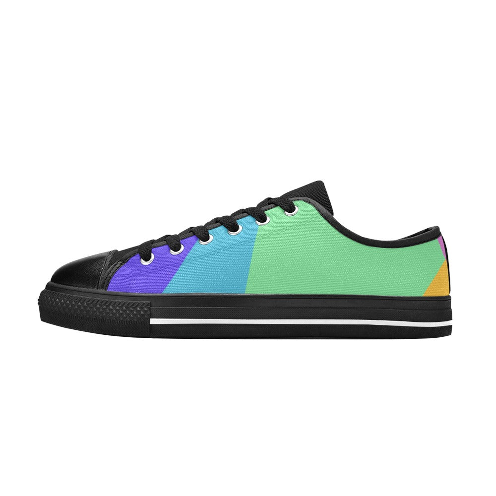 Personalized Canvas Women's Shoes with cool and colorful design