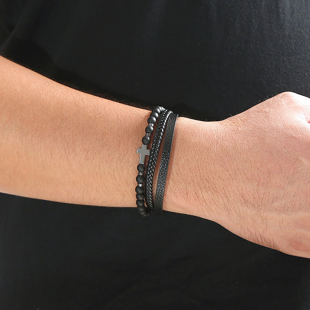 Natural Stone Stainless Steel Bracelet Tiger Eye