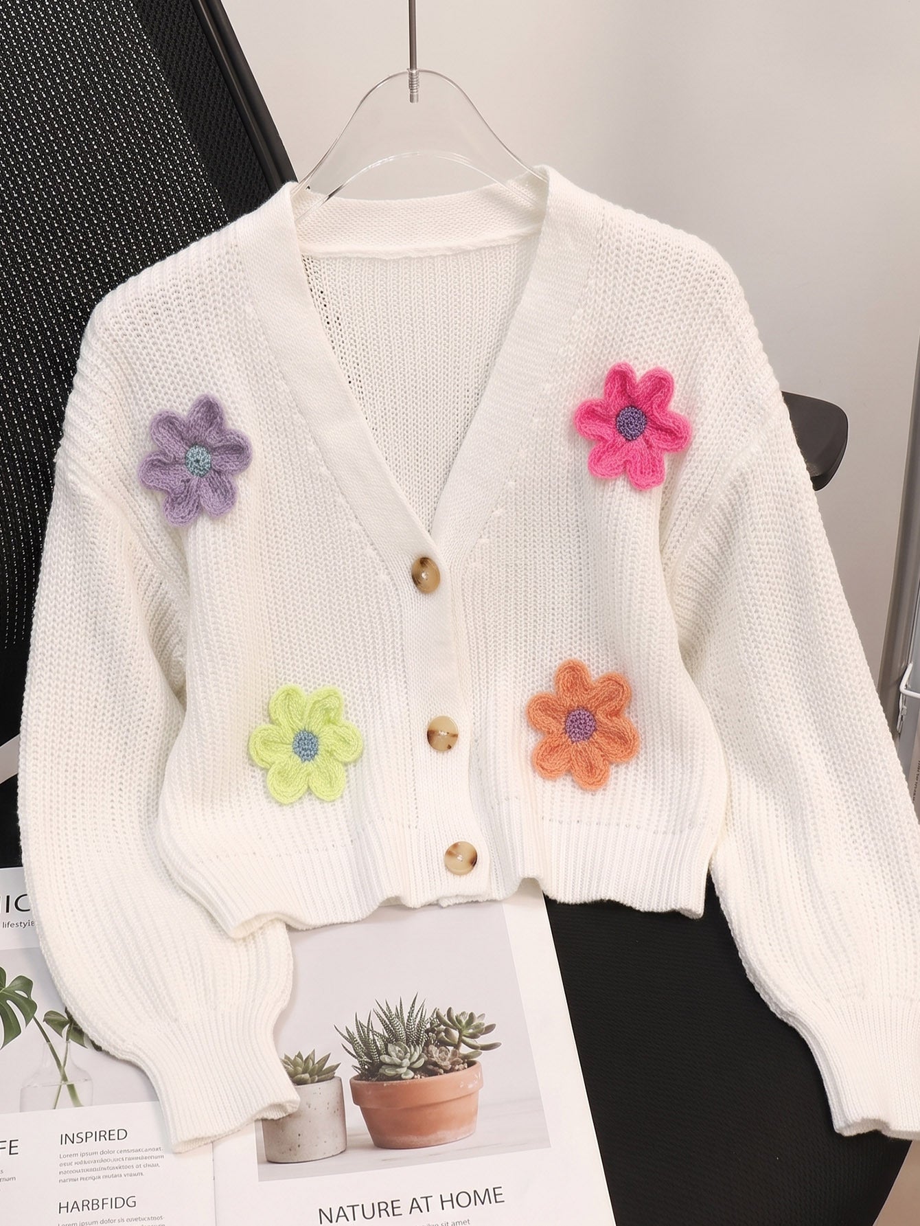 Knit Cardigan Sweater