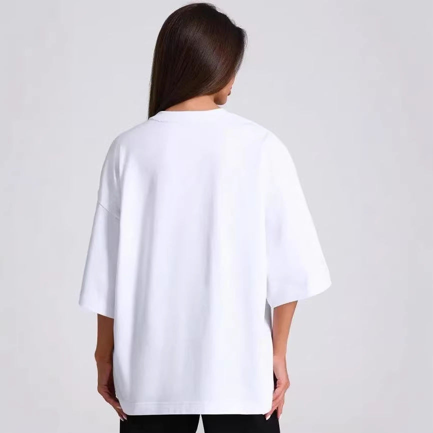 Printed Loose Short sleeved Tee