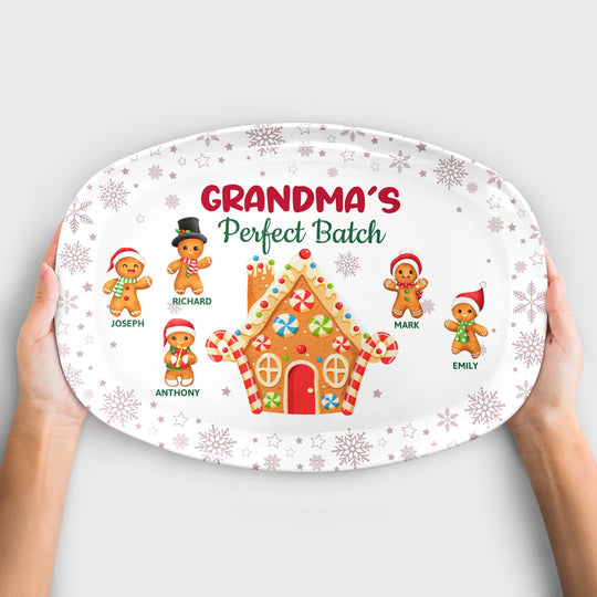 Grandma’s Perfect Batch Personalized Christmas Platter
