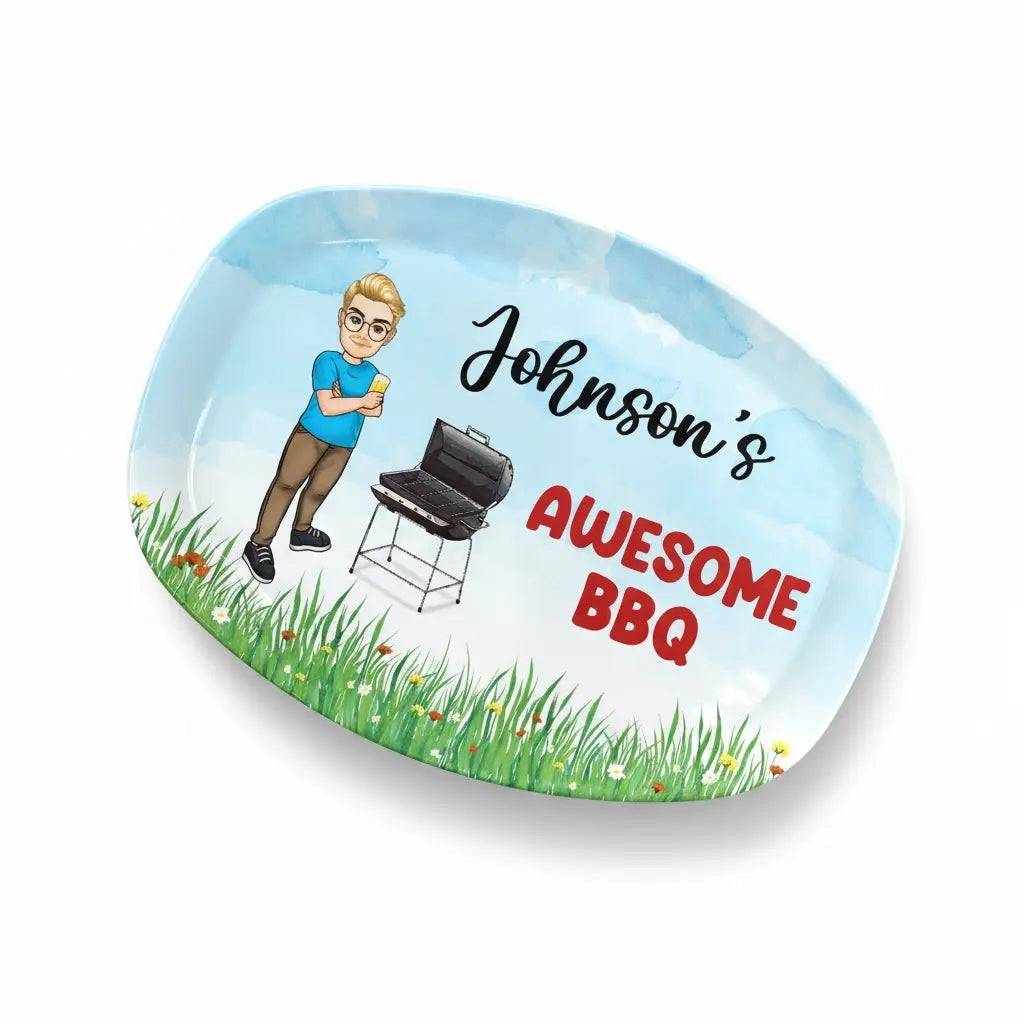 BBQ Grilling Plate – Personalized Gift