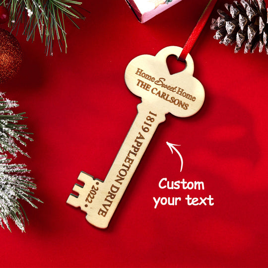 Personalized New Home Christmas Ornament