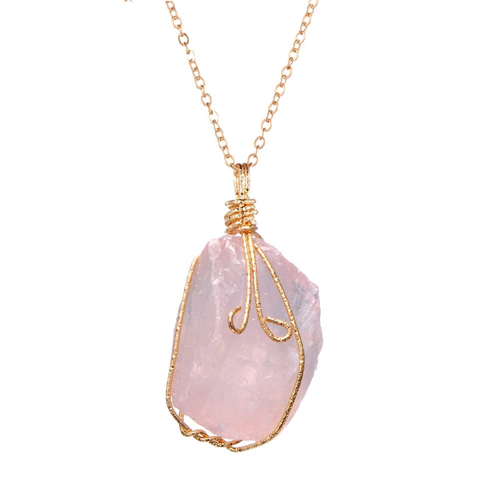 Natural Amethyst Stone Necklace