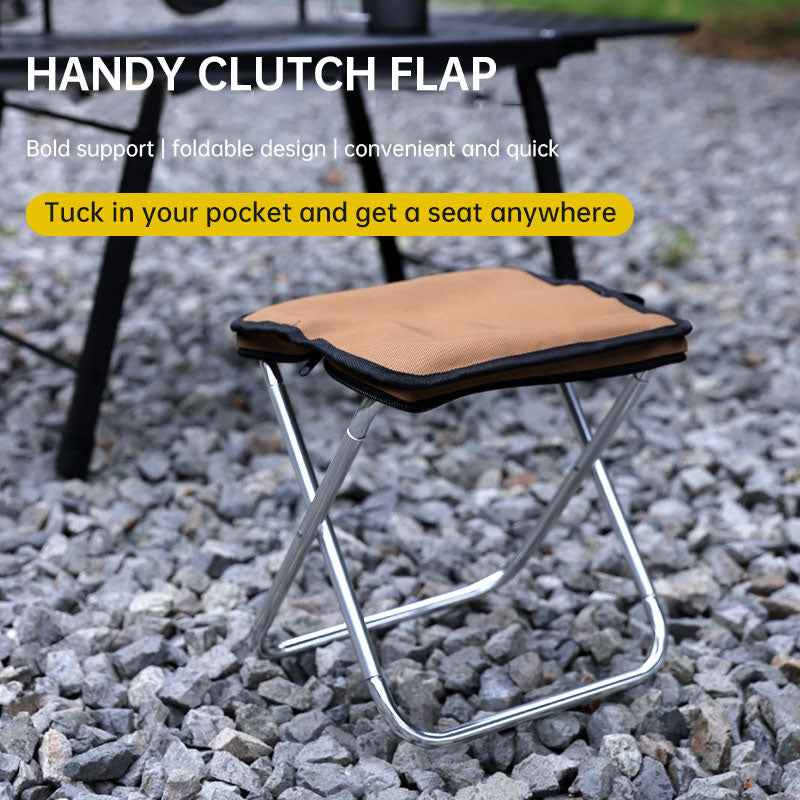 Outdoor Folding Ultra Light Camping Chair Portable Bench Travel Self driving Camping Equipment