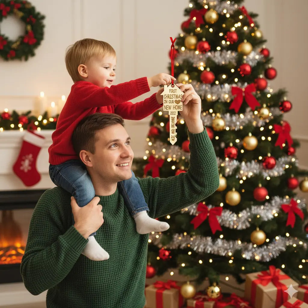 Personalized First Home Christmas Ornament
