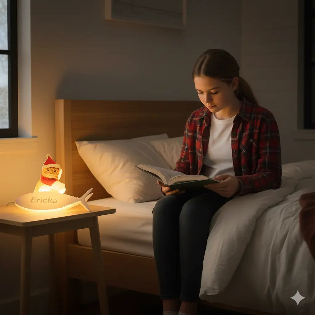 Personalized Pet Photo Night Light Memorial Picture Lamp Christmas Day Gifts