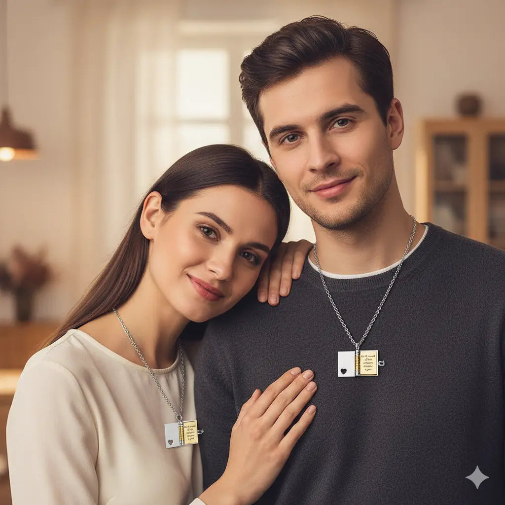 Personalized My Little Star Book Necklace