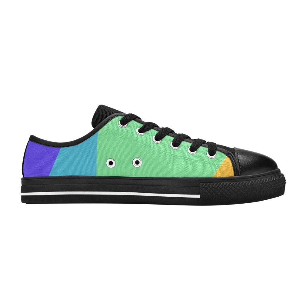 Personalized Canvas Women's Shoes with cool and colorful design