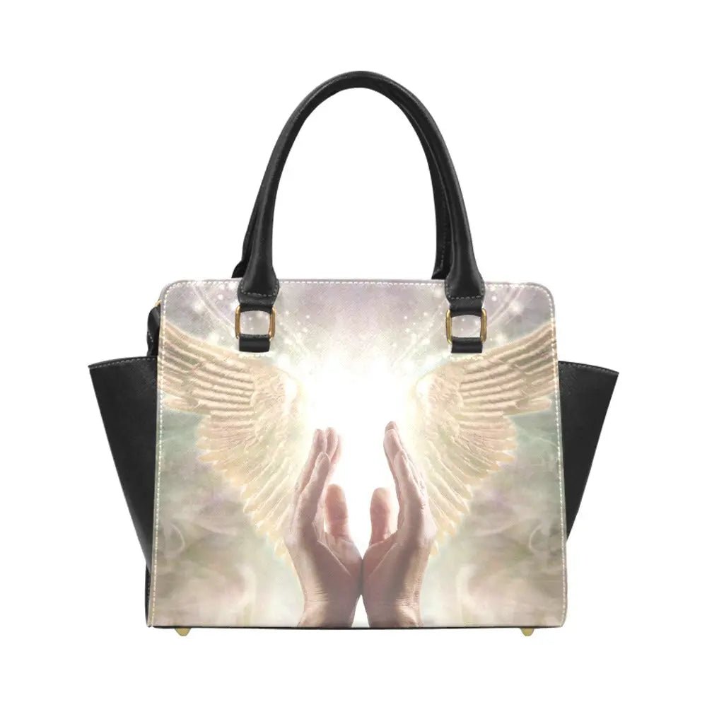 Personalized Classic Shoulder Handbag - Faith, Love, Hope - Piryoung Shop