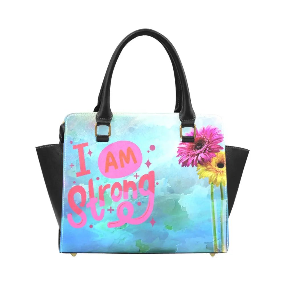 Personalized Classic Shoulder Handbag - I AM Strong - Piryoung Shop