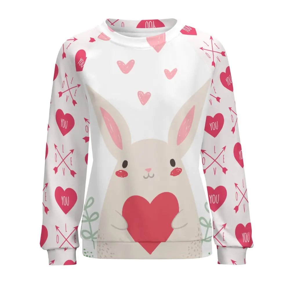 Round Neck Sweater with Cool Design - Piryoung Shop