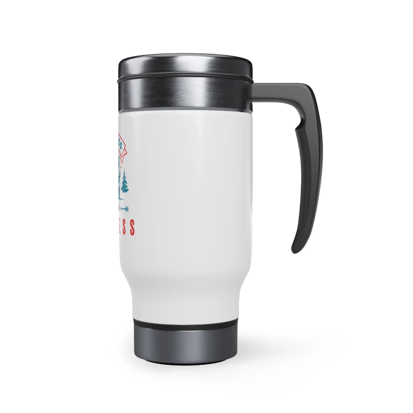 Stainless Steel Travel Mug with Handle, 14oz - Piryoung Shop