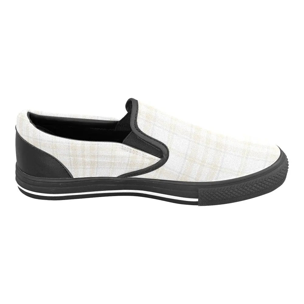 Tartan Slip - on Canvas Women's Shoes - Piryoung Shop