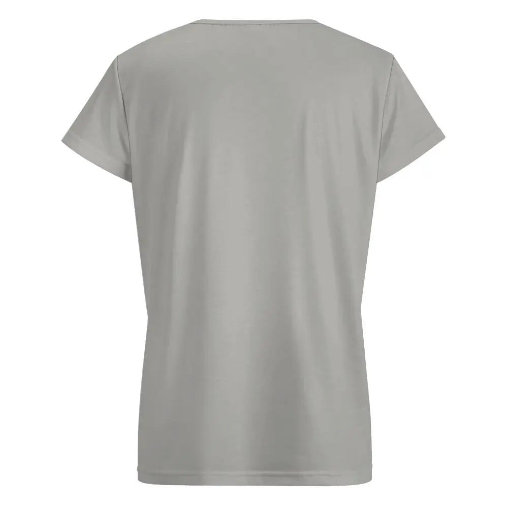 V - neck short sleeve T-shirt - Love not Hate - Piryoung Shop