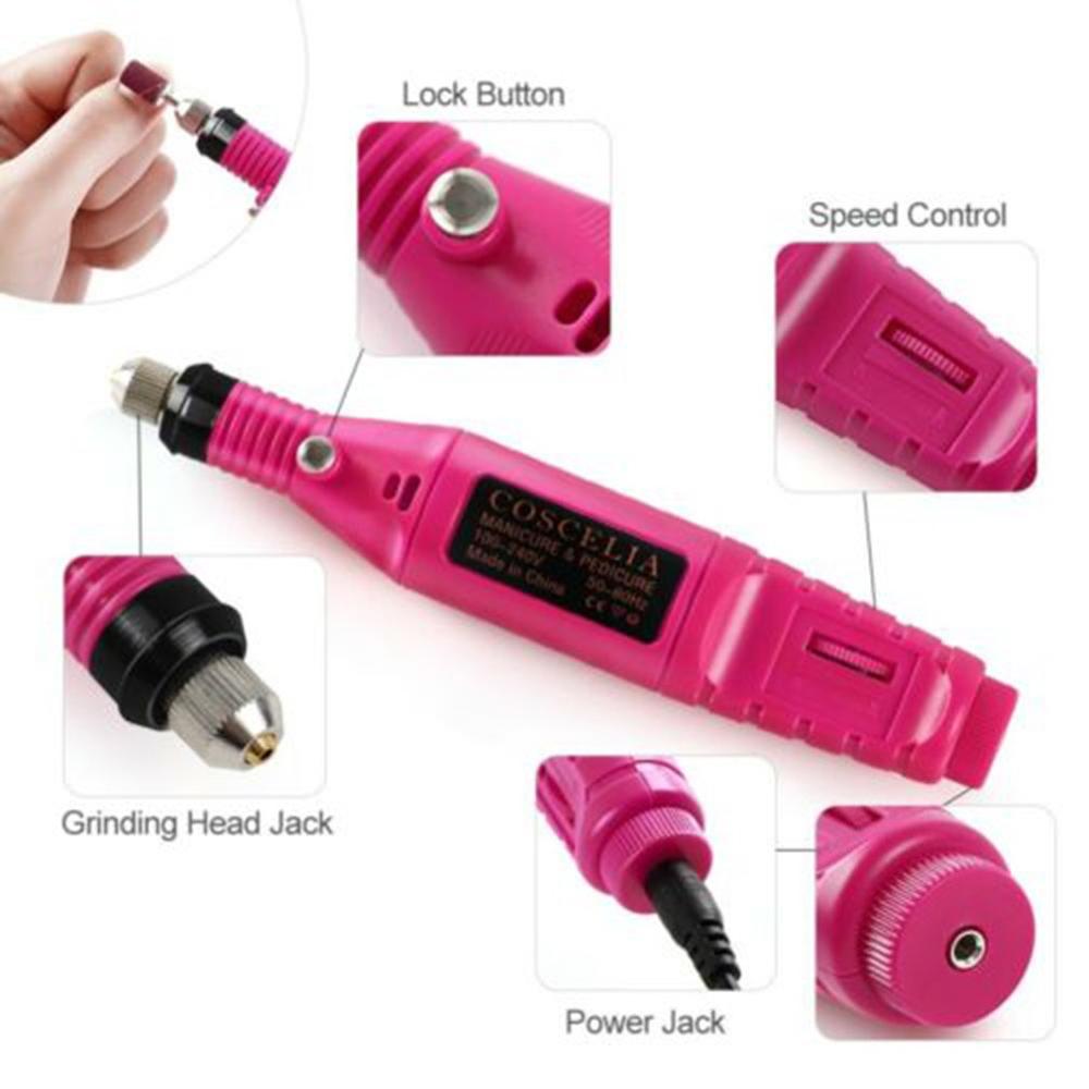 Electric Nail Drill Kit Gel Remover Machine