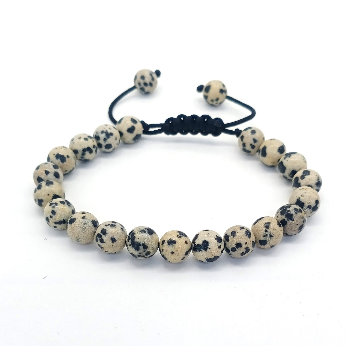 Natural Stone Beads Braided Bracelet Adjustable