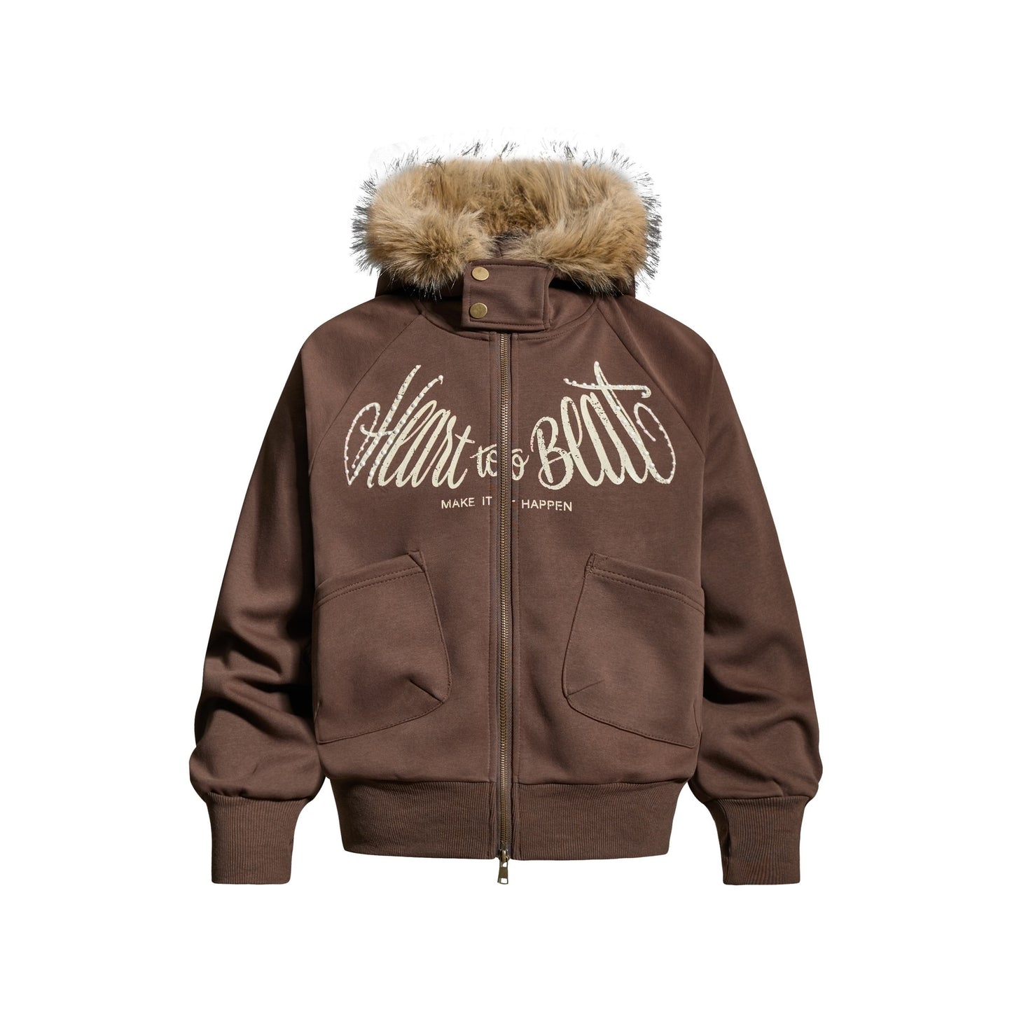 Buckled Shoulder Winter Jacket