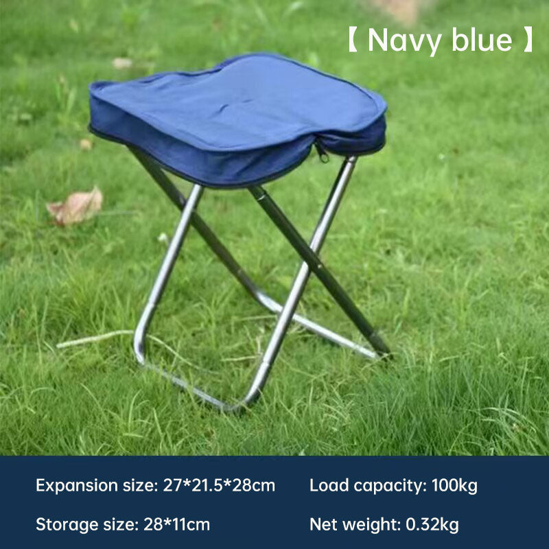 Aluminum Alloy Outdoor Folding Stool Camping Handbag Stool