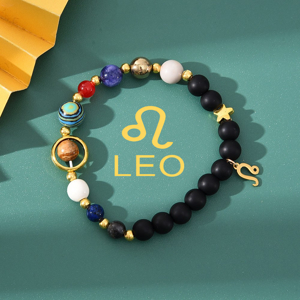 Natural Stone Beaded Tiger Eye Choose your Zodiac Sign | Attract Abundance Bracelet