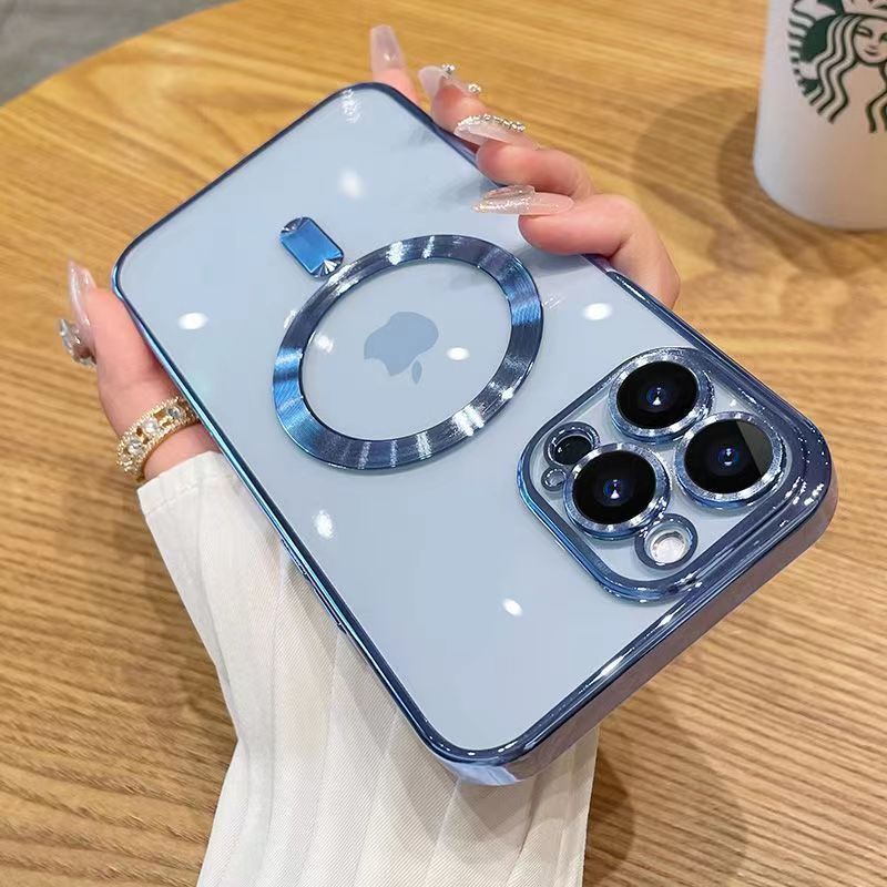 iPhone 17 Electroplated Phone Case with MagSafe Magnetic Attachment