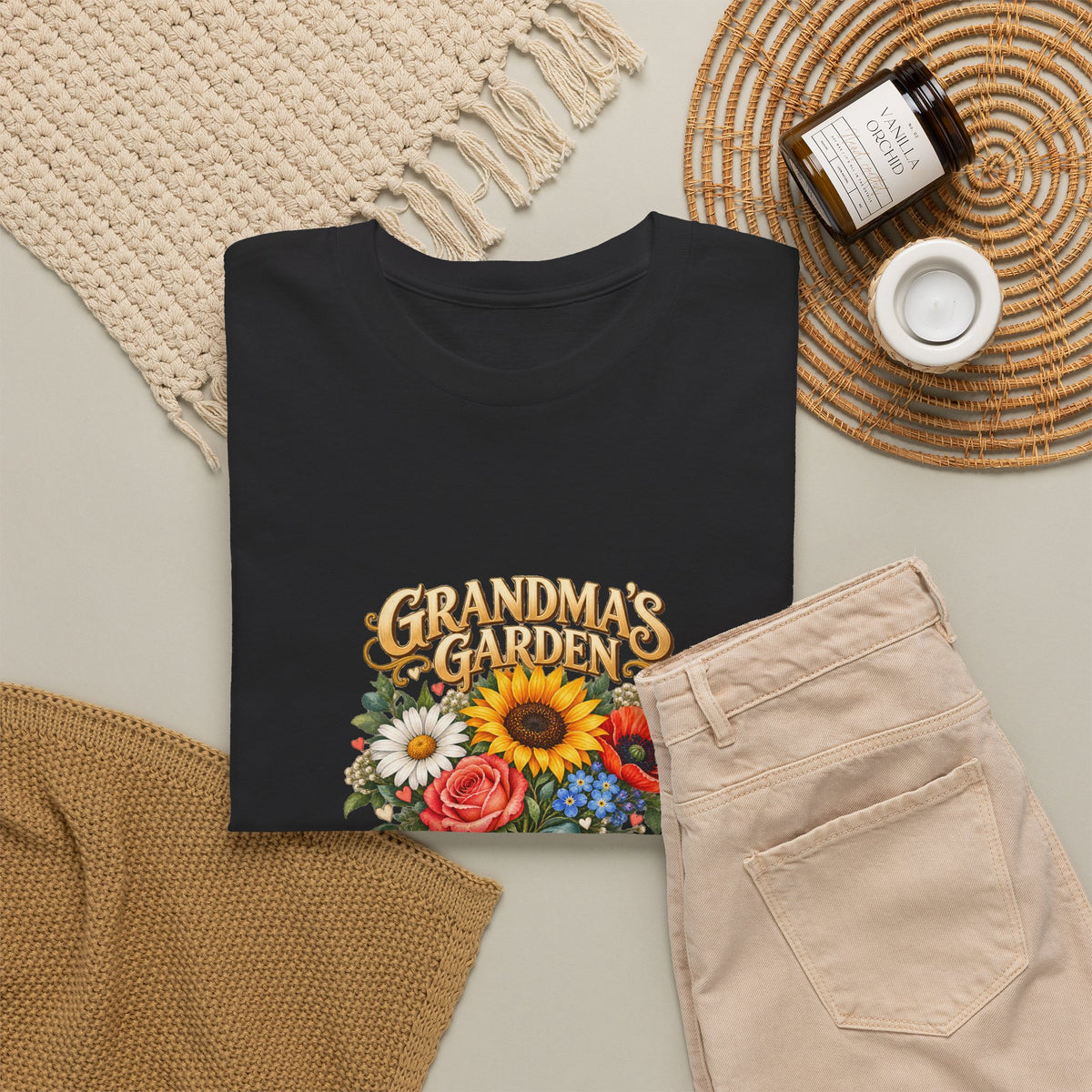 Grandma’s Garden – Personalized Grandchildren Names T-Shirt