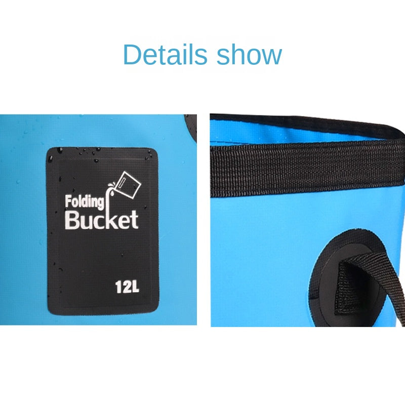 Outdoor Fishing Camping Waterproof Bucket Foldable