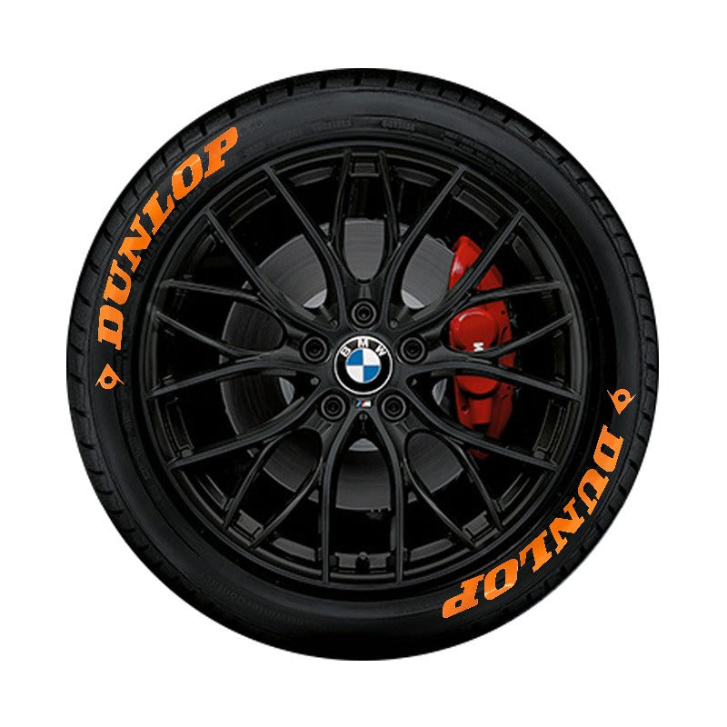 3D Adhesive Tire Letter Stickers – Colour Sets