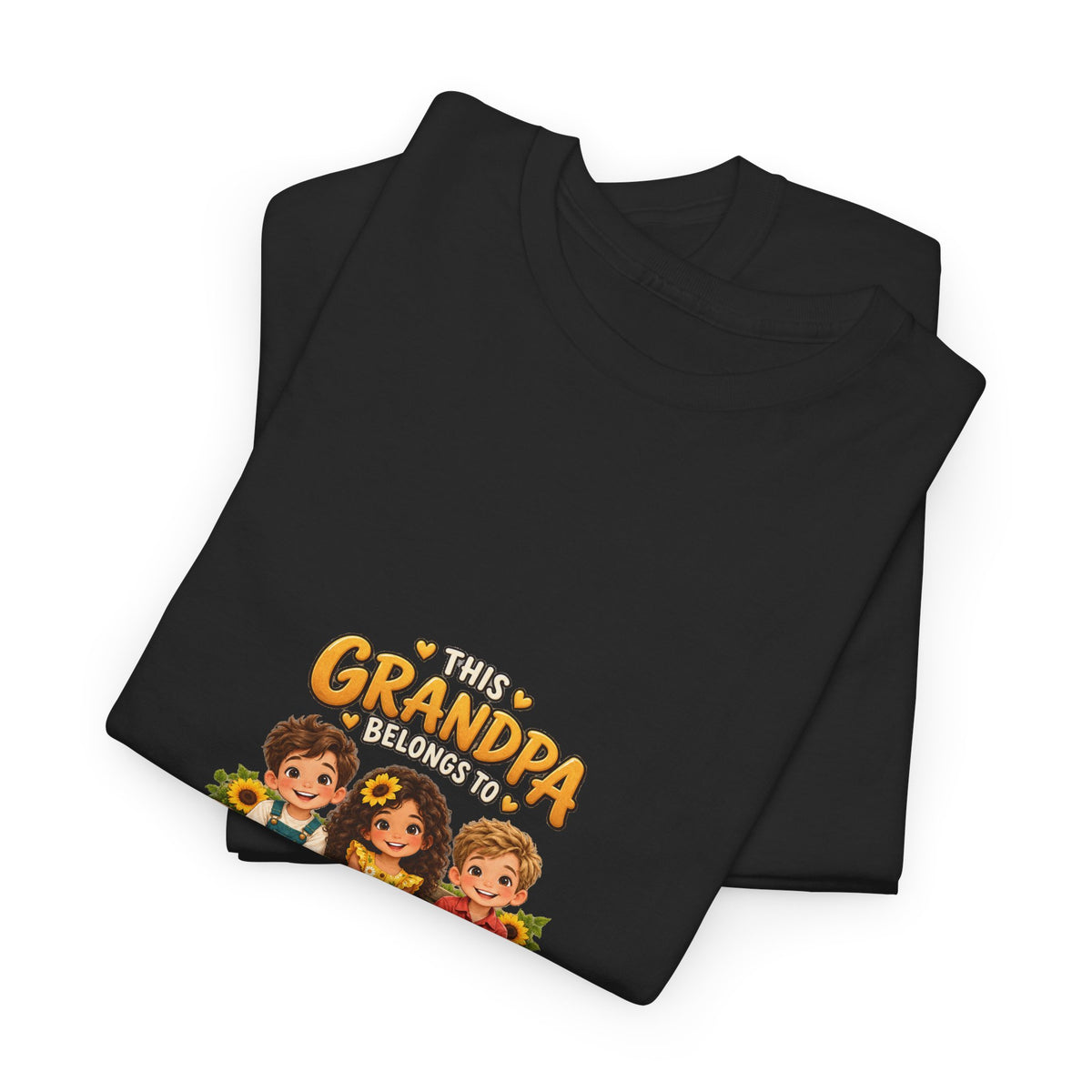 This Grandpa Belongs To – Personalized Grandkids T-Shirt