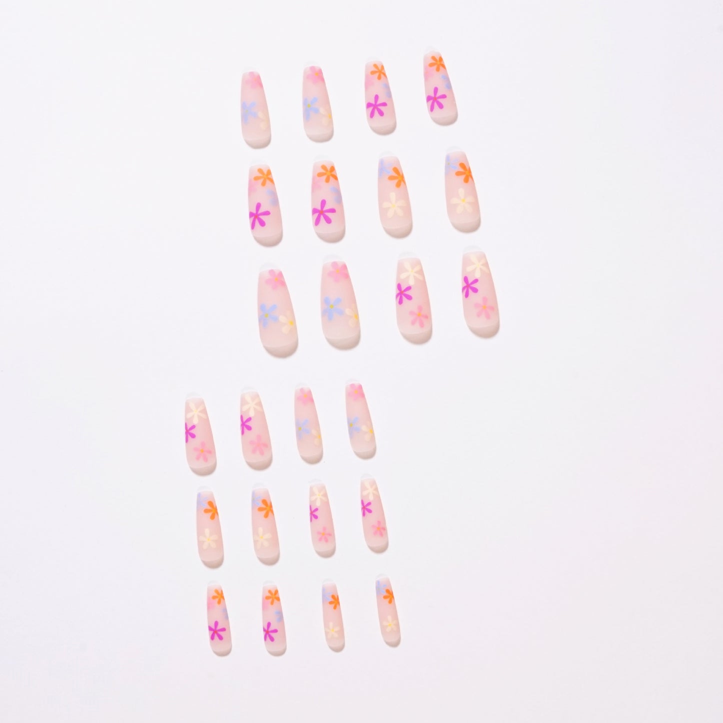 Rainbow Sunflower Wearable Nail Patch