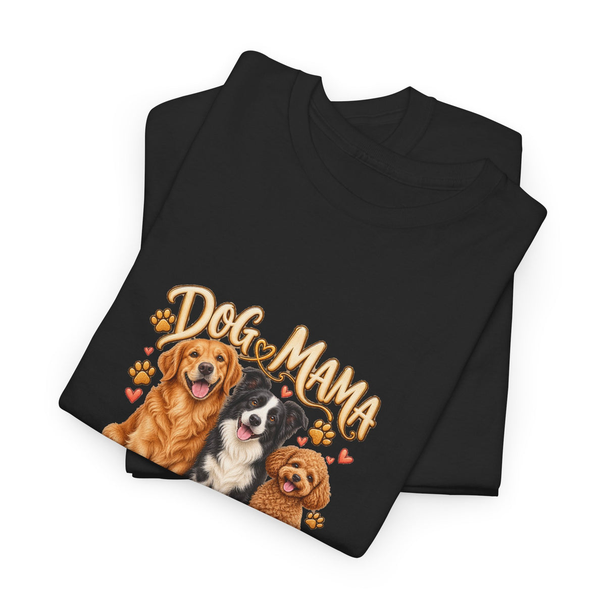 Dog Mama – Personalized Pet Names T-Shirt