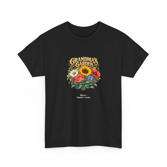 Grandma’s Garden – Personalized Grandchildren Names T-Shirt