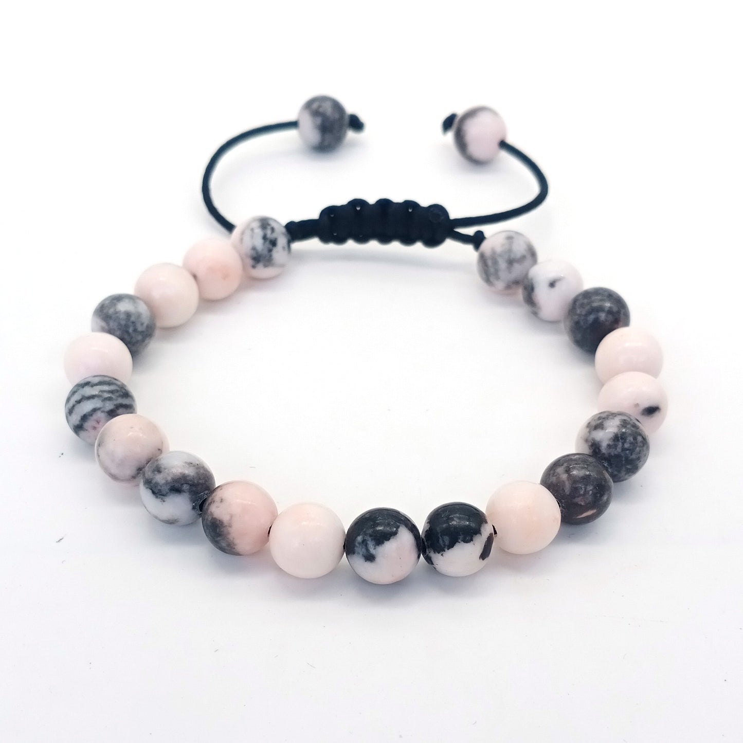 Natural Stone Beads Braided Bracelet Adjustable
