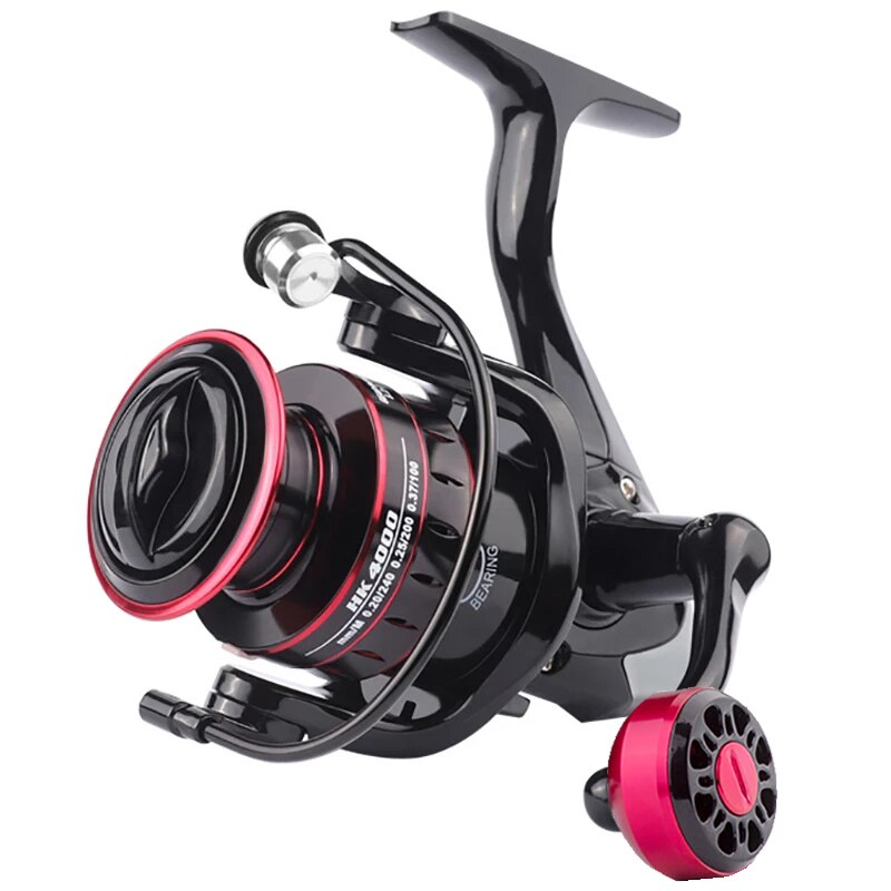 Fishing Reels 1000-7000 Metal Spool 8kg Drag Power 5.2:1 Gear Ratio Spinning Reel Carp Fishing Reels