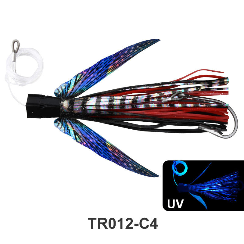 Squid Shape Trolling Lure – 225mm 77g Large Soft Fishing Bait