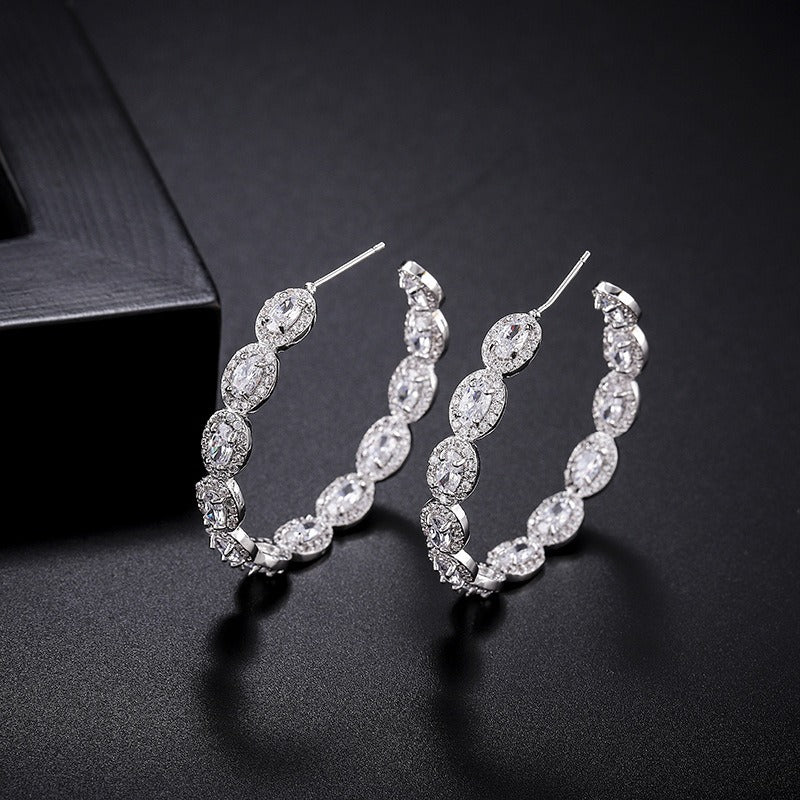 Zircon Stone Earrings