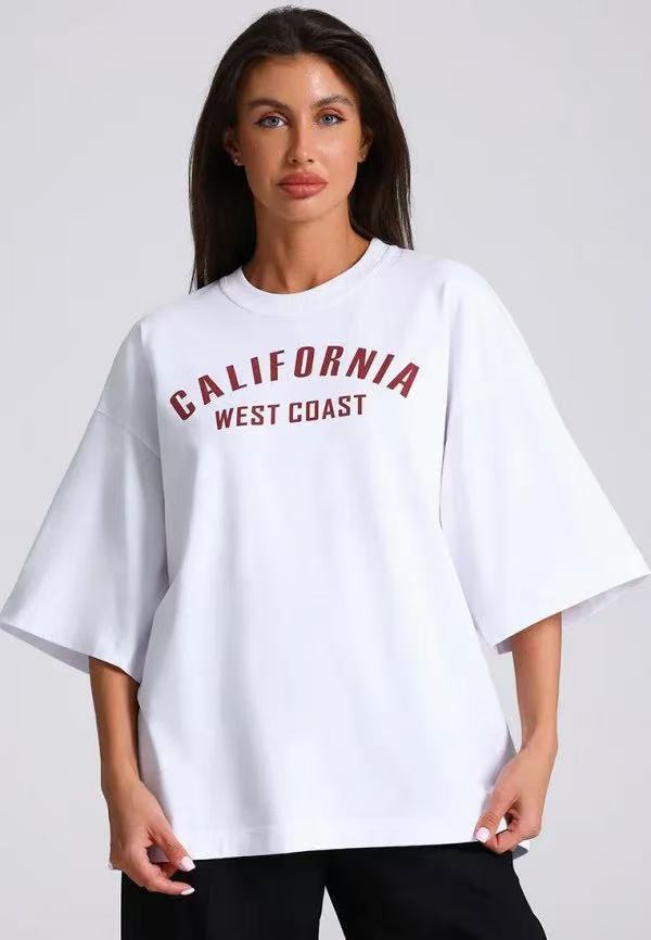 Printed Loose Short sleeved Tee
