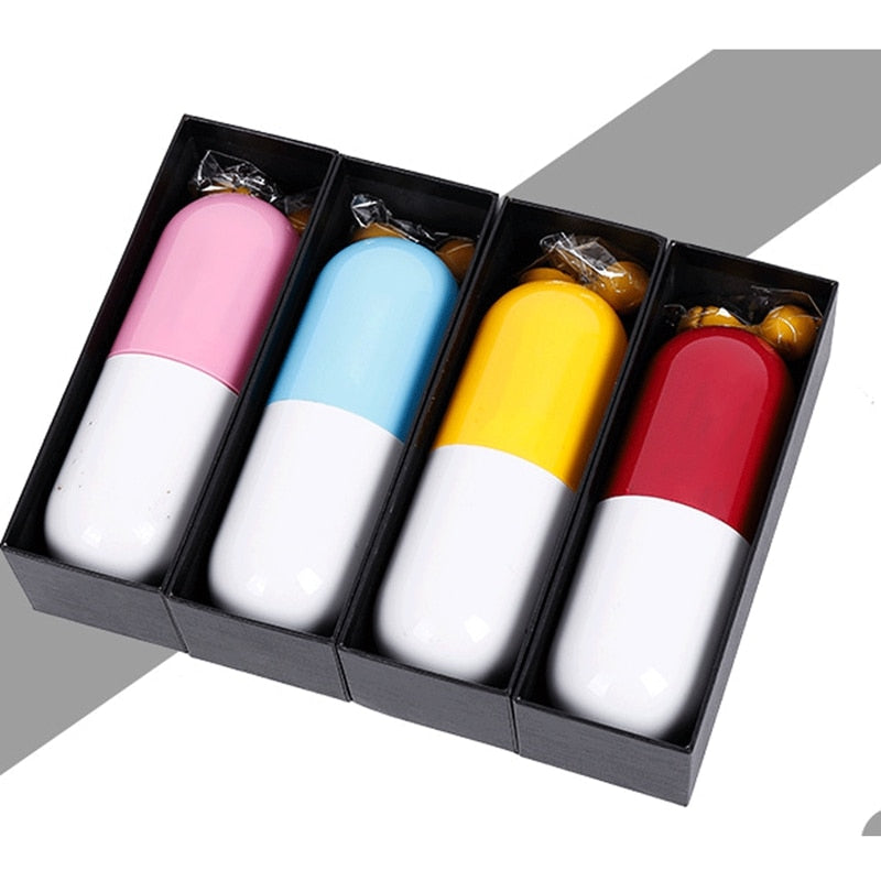 Mini Folding Capsule Small Umbrella With Pill Package Box Pocket Umbrella