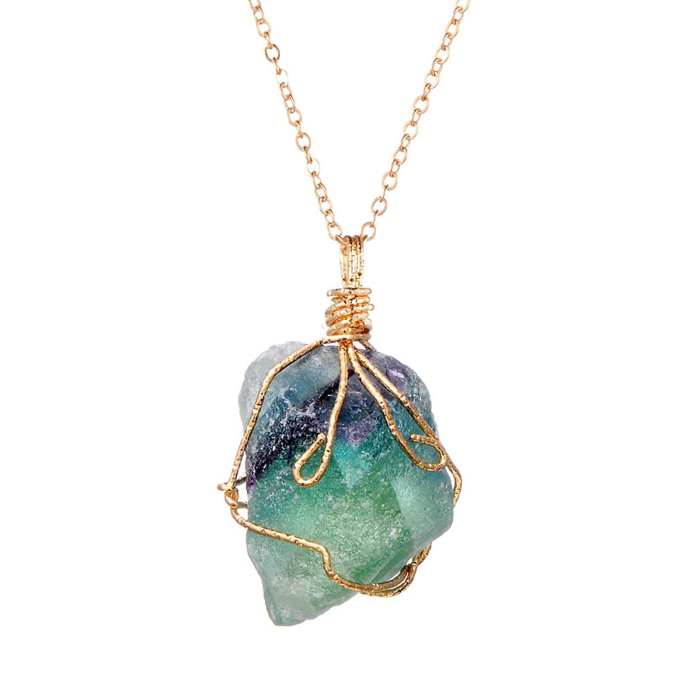 Natural Amethyst Stone Necklace