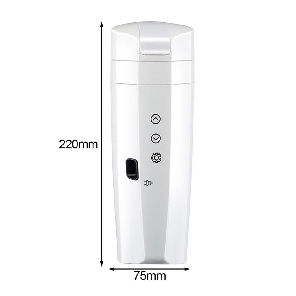 Stainless Steel Car Kettle Water Heater Car Mug Travel Kettle