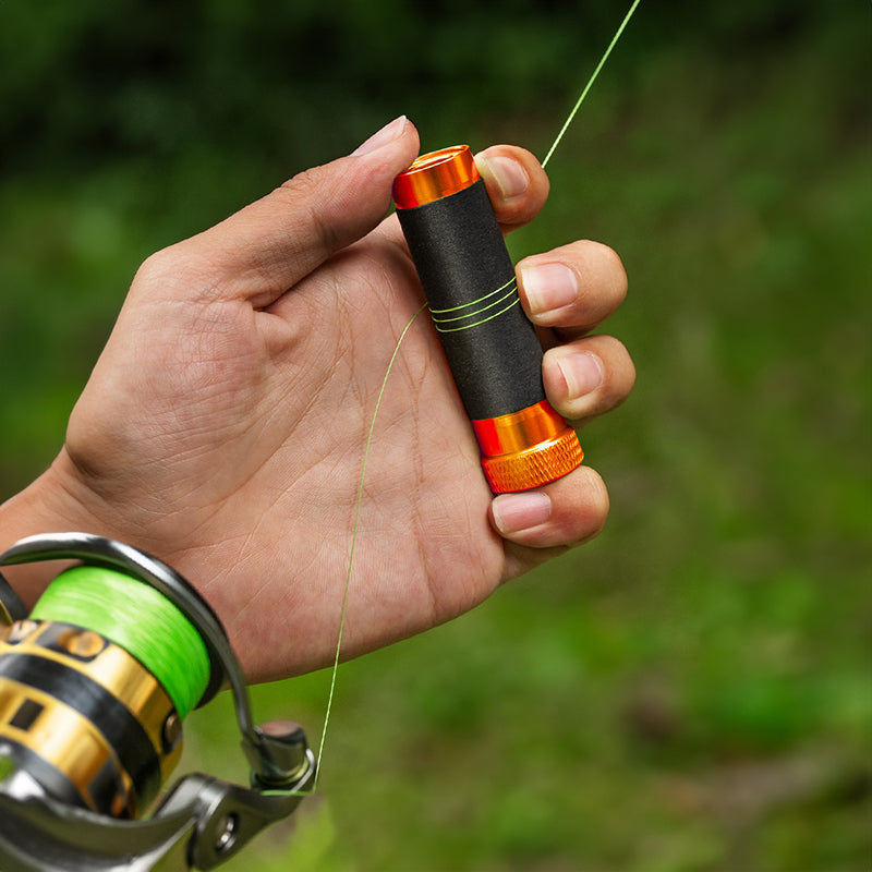 Aluminum Alloy Traction Rod – Anti-slip Rubber, Hook Line for Pulling / Knotting Fishing Tool