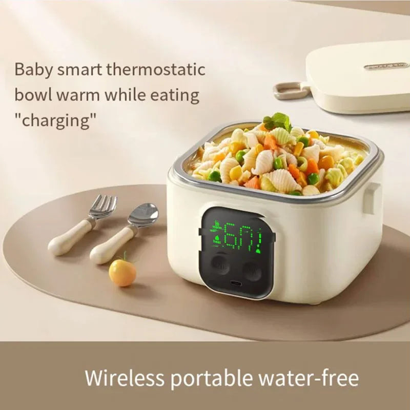Rechargeable Water-Free Heating On-The-Go Lunch Box
