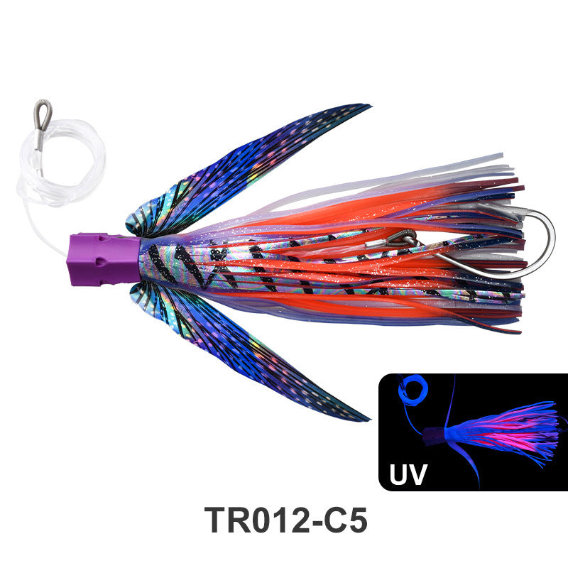 Squid Shape Trolling Lure – 225mm 77g Large Soft Fishing Bait