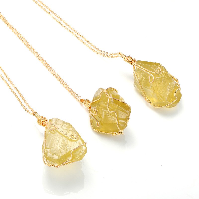 Natural Amethyst Stone Necklace