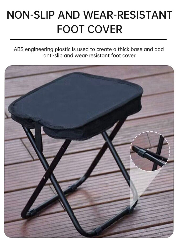 Aluminum Alloy Outdoor Folding Stool Camping Handbag Stool