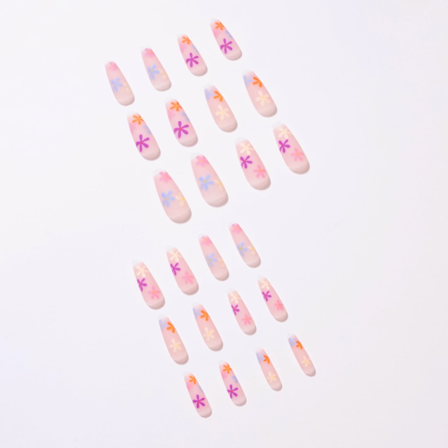Rainbow Sunflower Wearable Nail Patch