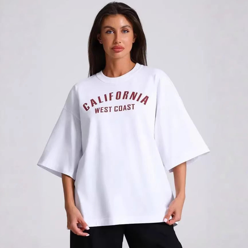 Printed Loose Short sleeved Tee
